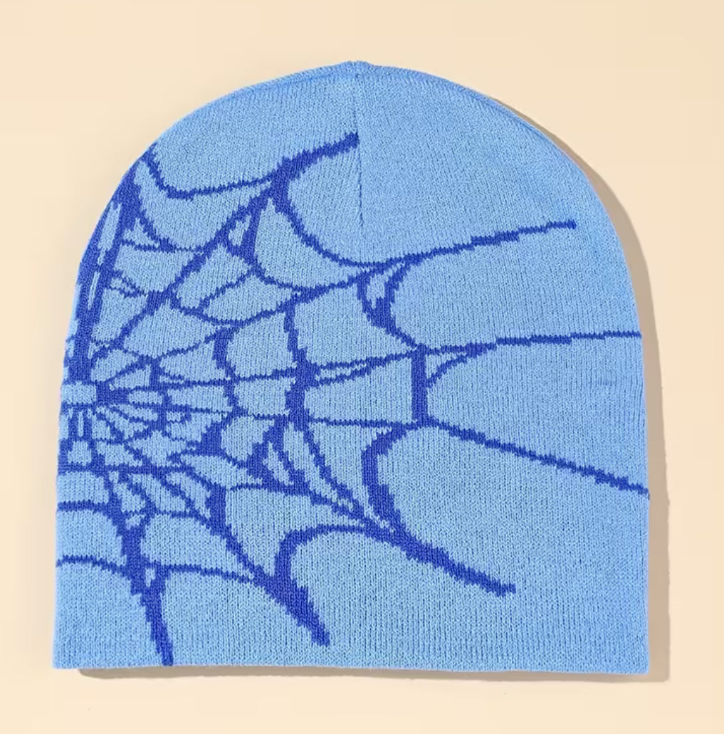 Spider Web Beanie “Ocean Breeze”